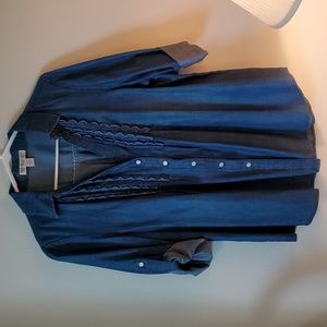 Denim blouse